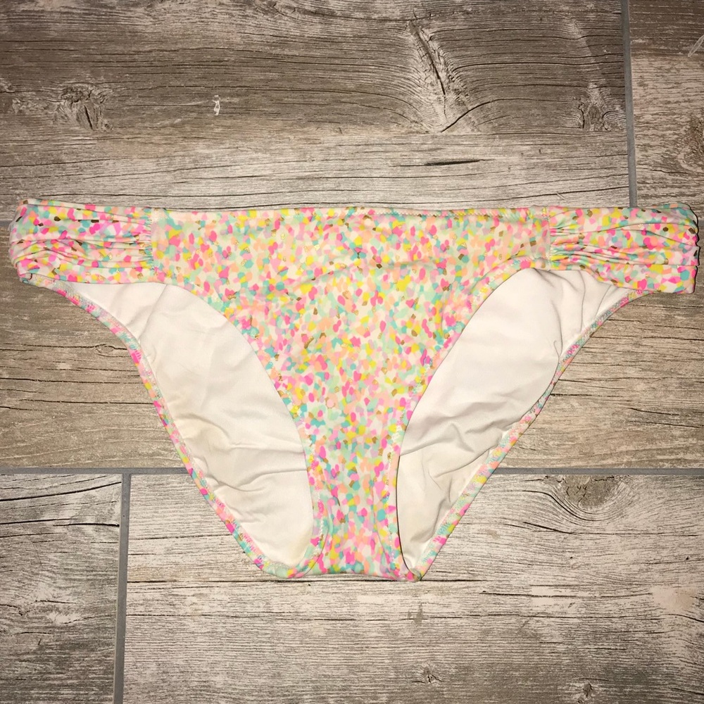 victoria’s secret speckled swimsuit bottoms